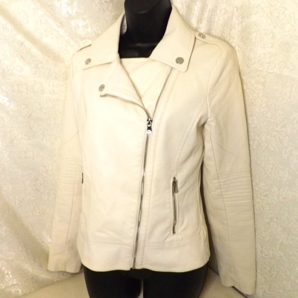 Guess Faux Leather Jacket- Women's XS - Picture 4 of 13